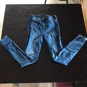 Medium Wash American Eagle Jeggings Size 0
